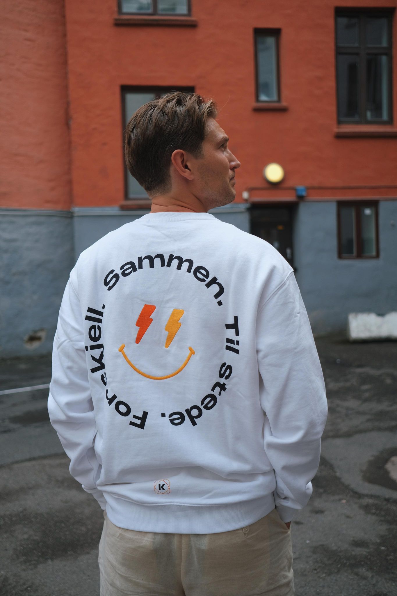 Hvit Krussegenser