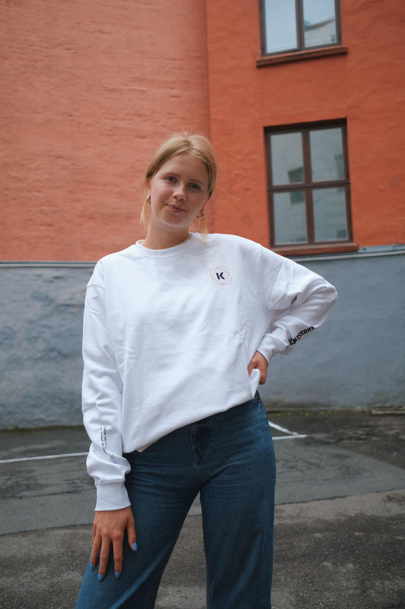 Hvit Krussegenser