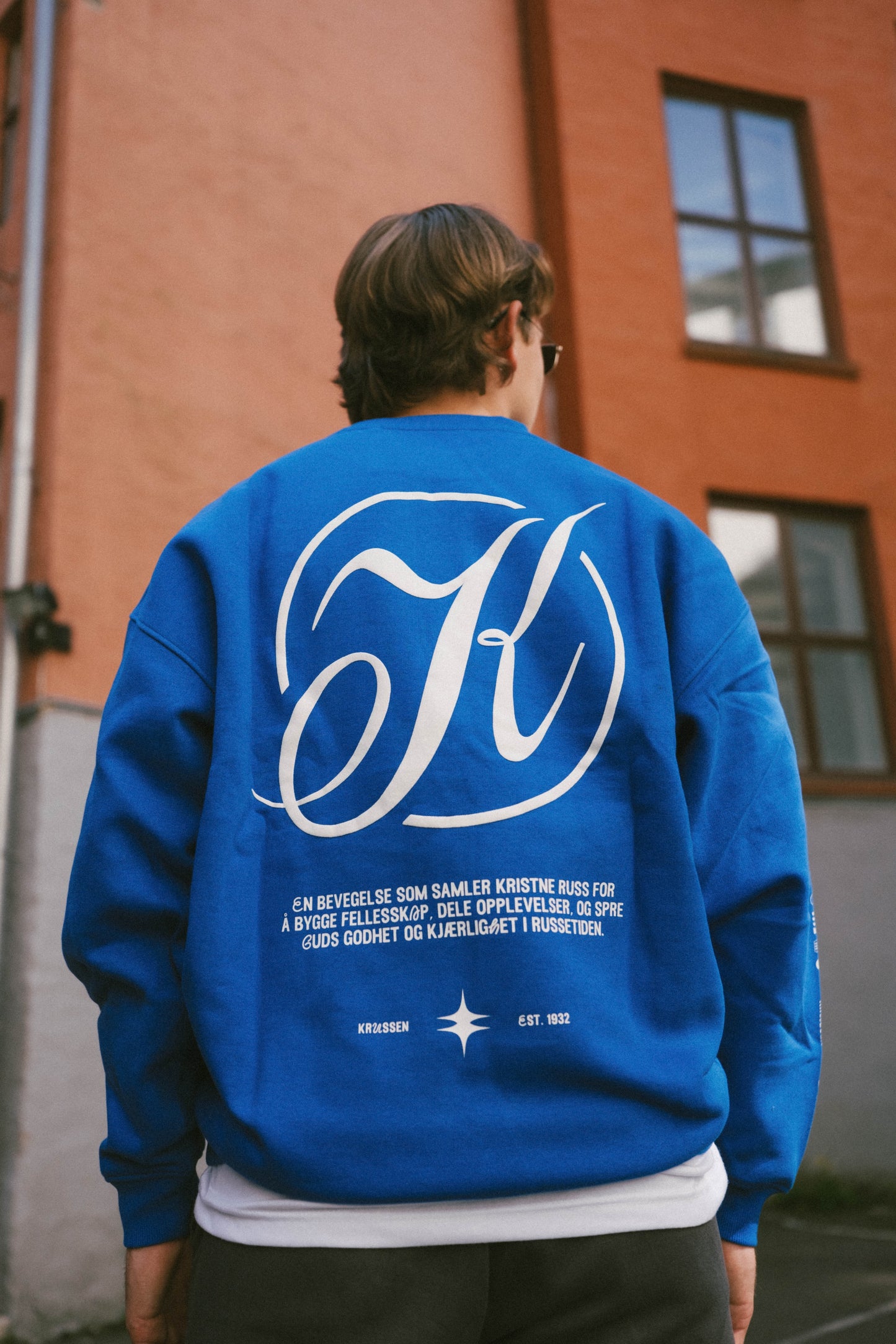 Blå Krussegenser Limited Edition