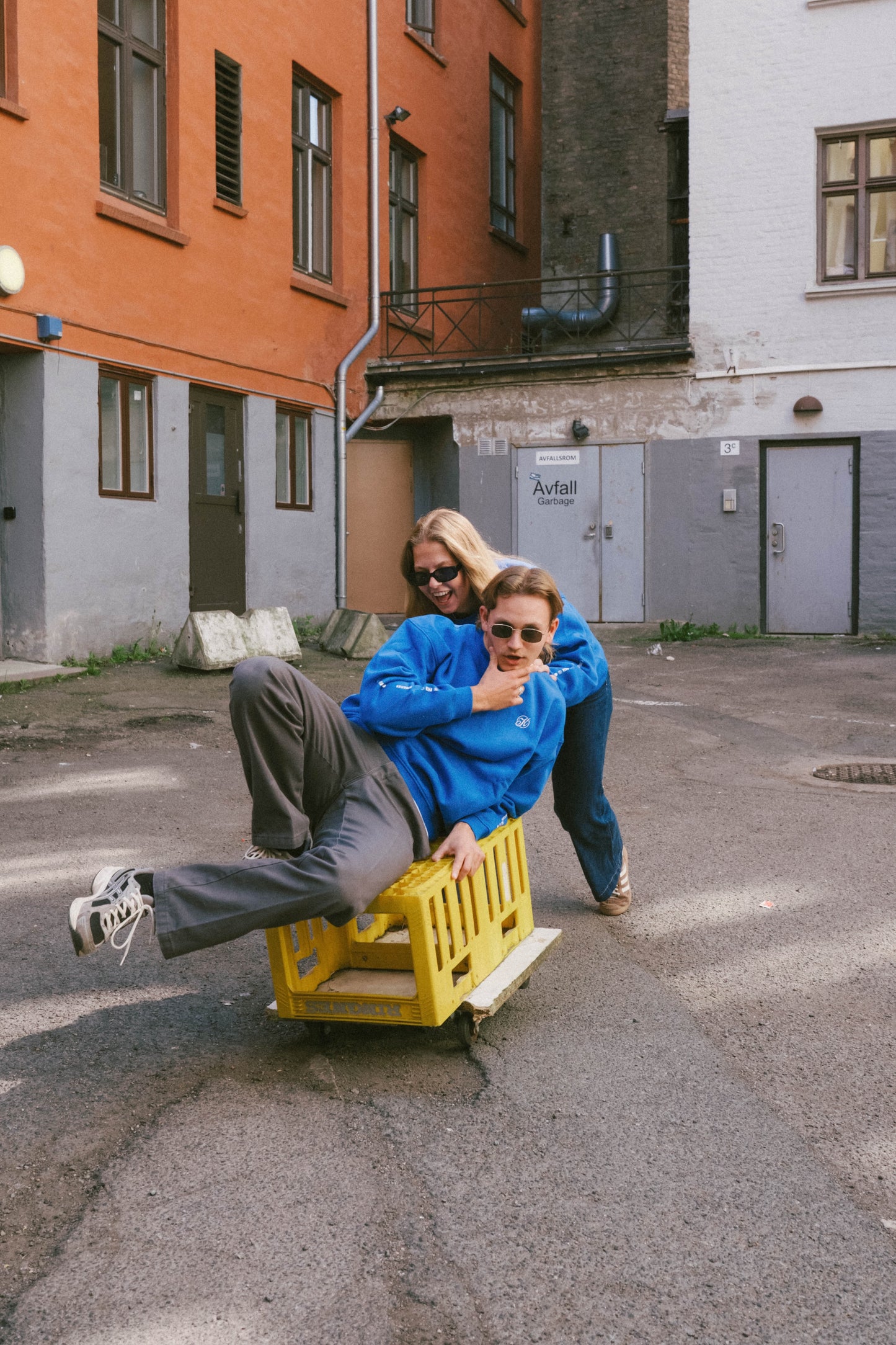 Blå Krussegenser Limited Edition